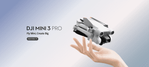 DJI Mini 3 Pro in hand