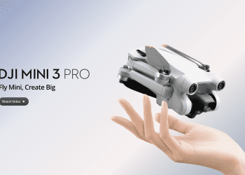 DJI Mini 3 Pro in hand