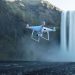 DJI Phantom 4 Pro V2.0 by a waterfall